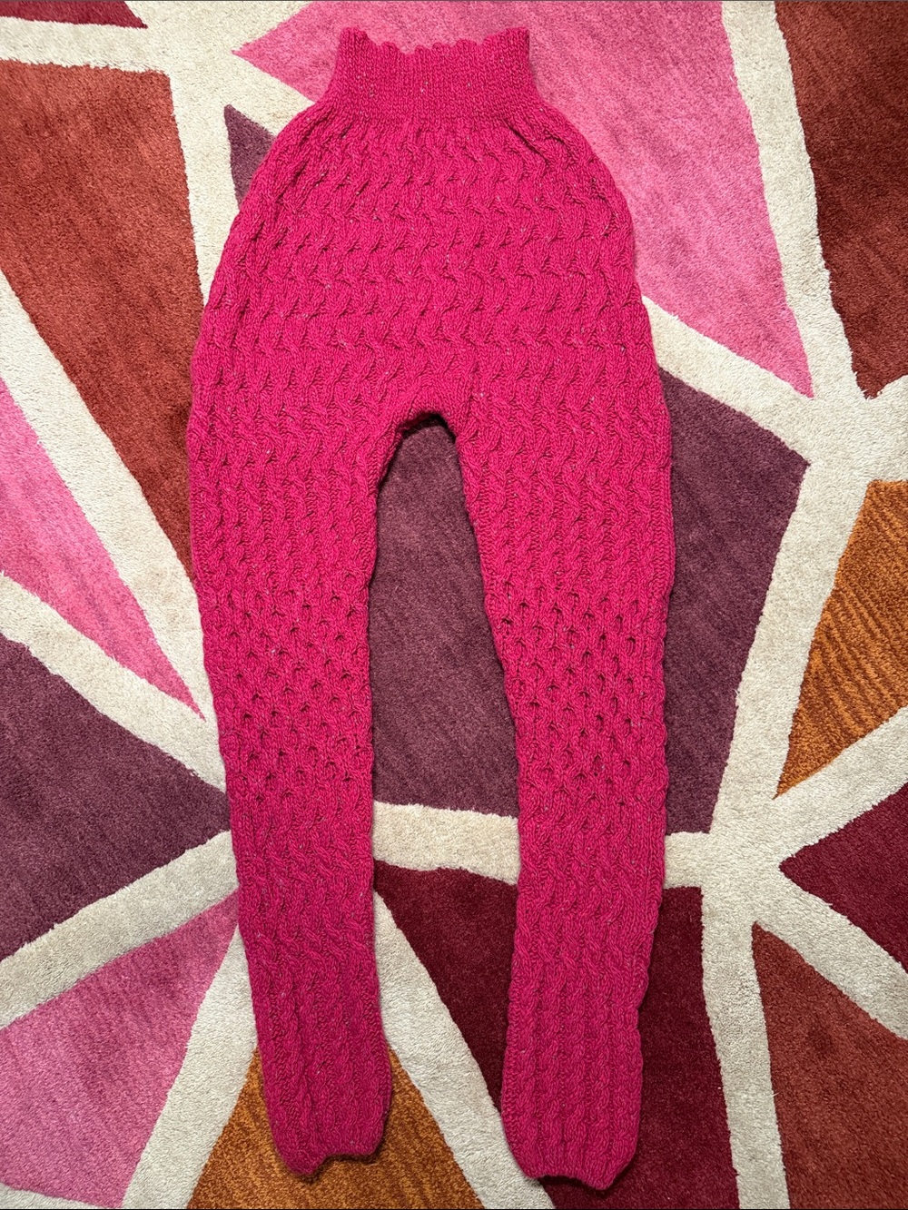 NWT Aran Sweater Market Cable Leggings Size M